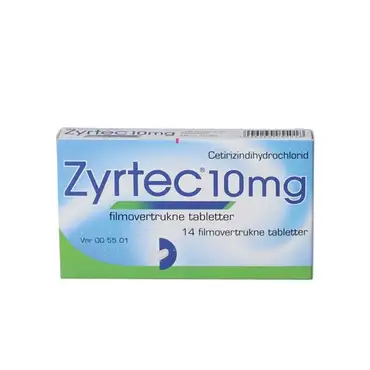 ZYRTEC 10 MG 14 STK