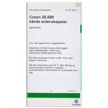 Creon lipase 25.000 ep-e medartuum ab