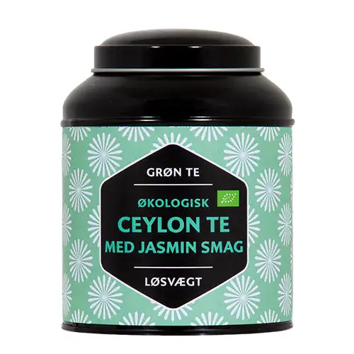 Grøn Ceylon Te M. Jasminsmag Økologisk | 75 gr