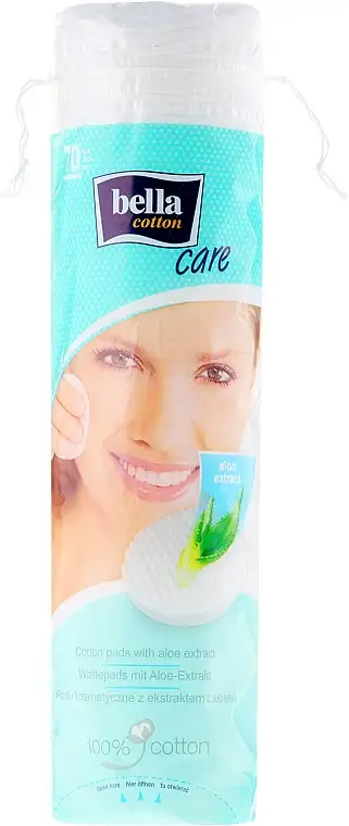 Runde bomuldspuder med Aloe Vera, 70 stk 35412583