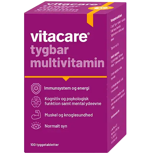 VitaCare Tygbar Multivitamin (100 tabletter)