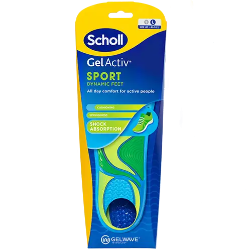 Scholl Gel Activ Insole Sport (L) (1 sæt)