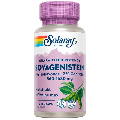 Solaray SoyaGenistein (60 kapsler)