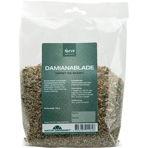 Natur Drogeriet Damianablade Tørret & Skåret (100 g)