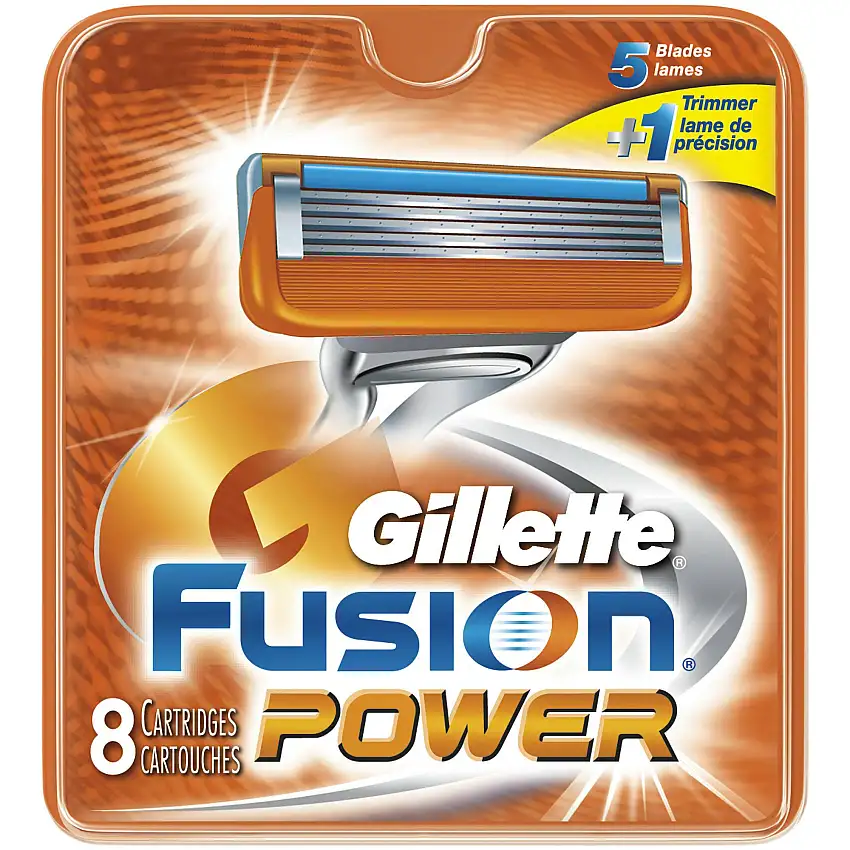 Gillette Fusion Power Barberblade 8 stk