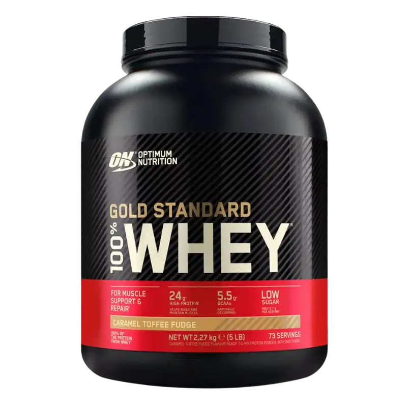 Optimum Nutrition 100% Whey Gold Standardcaramel Toffee Fudge (2270 g)