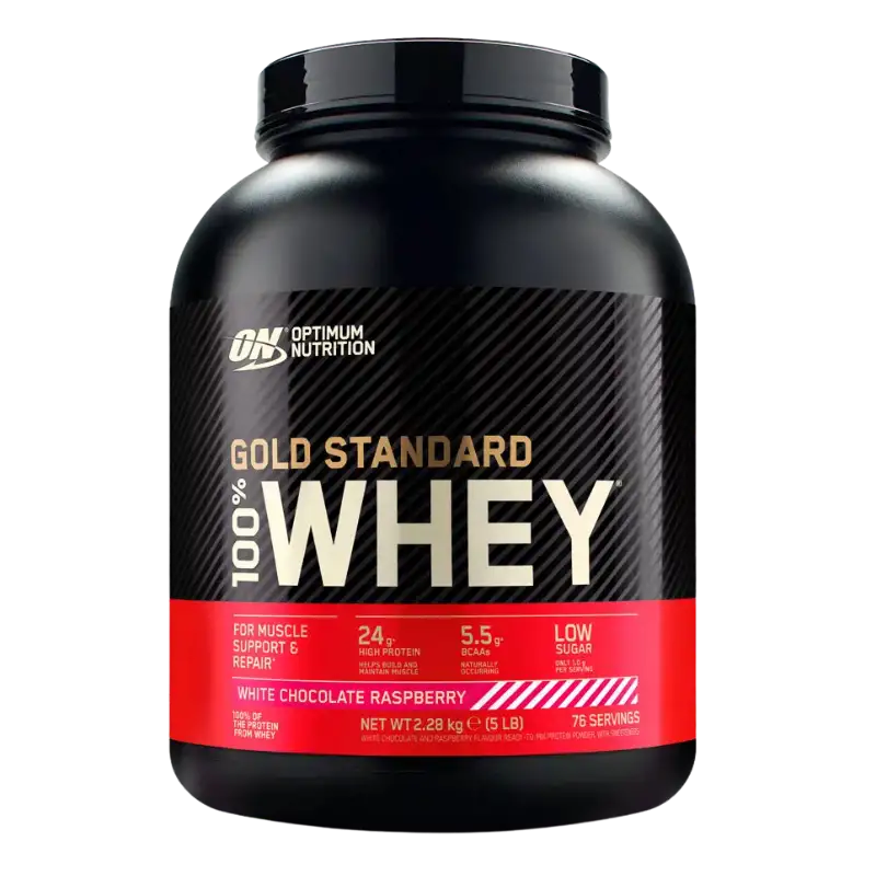 Optimum Nutrition 100% Whey Gold Standard White Chocolate Rasberry (2280 g)