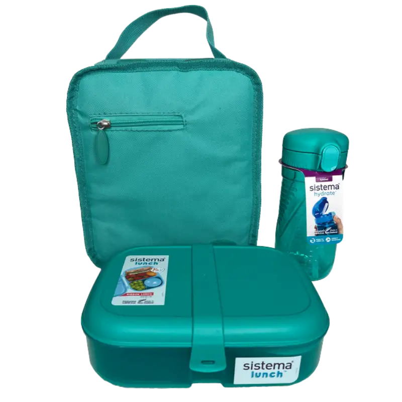Sistema Lunchtime 3-Pack Green (1 sæt)