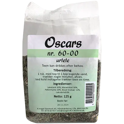 Oscars nr 60-00 Urtete (125 g)
