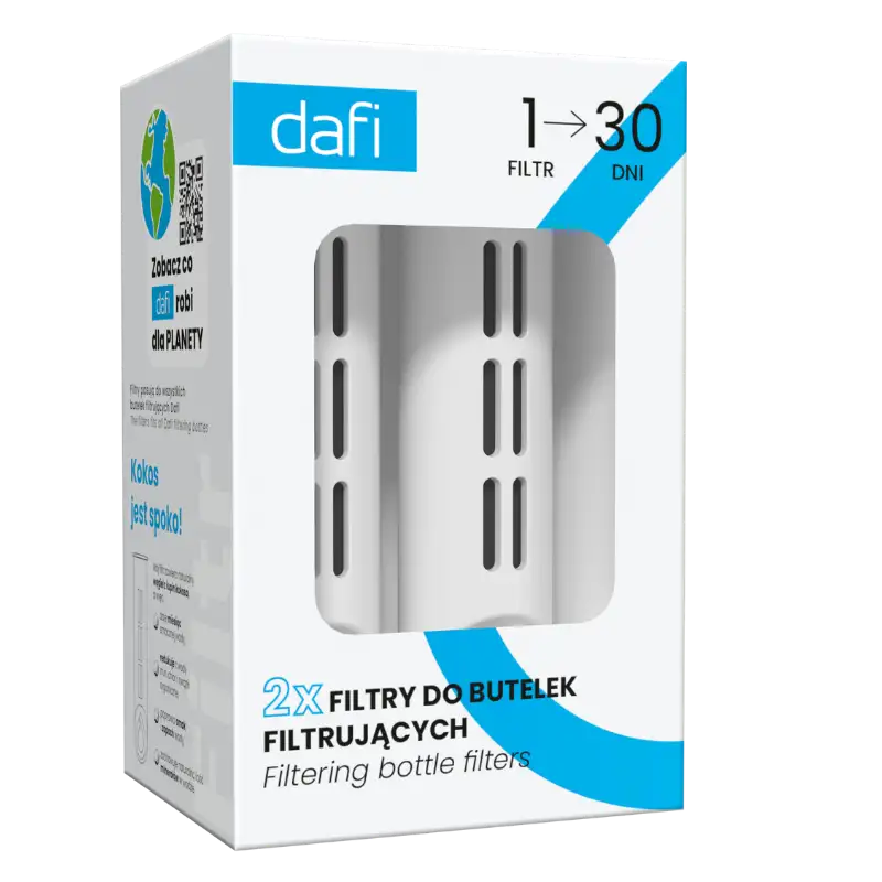 Dafi Refiller 2-Pack Till Filterflaske Solid (1 stk)