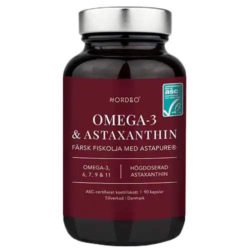 Nordbo Vegan Omega-3 & Astaxanthin (90 kaps)