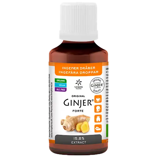 Lime Pharma GINJER Ingefær Dråber Forte Ø (50 ml)