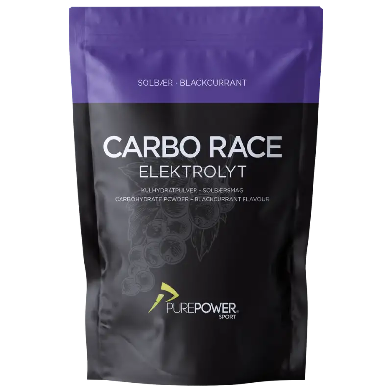 PurePower Carbo Race Elektrolyt Solbær (1 kg)