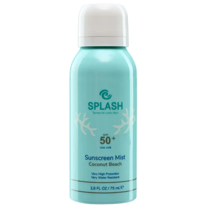 Splash Coconut Beach Sunscreen Mist SPF 50+ - Travel Size (75 ml)
