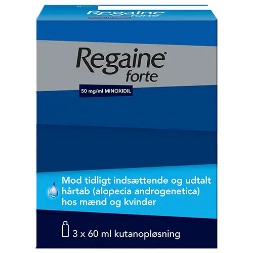 Regaine Forte Kutanopløsning 50 mg (3x60 ml)