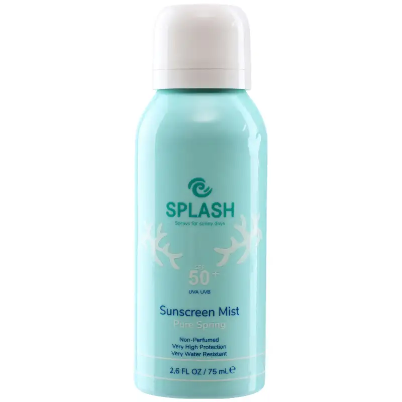 Splash Pure Spring Non-Perfumed Sunscreen Mist SPF 50+ - Travel Size (75 ml)