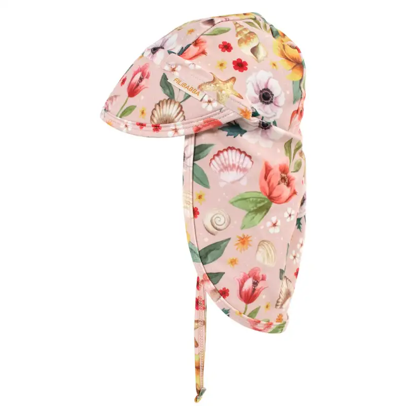 Filibabba Lykke – UV-solhat 1-3 år – Ocean Blossom (1 stk)