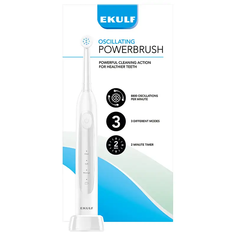 Ekulf PowerBrush white (1 stk)
