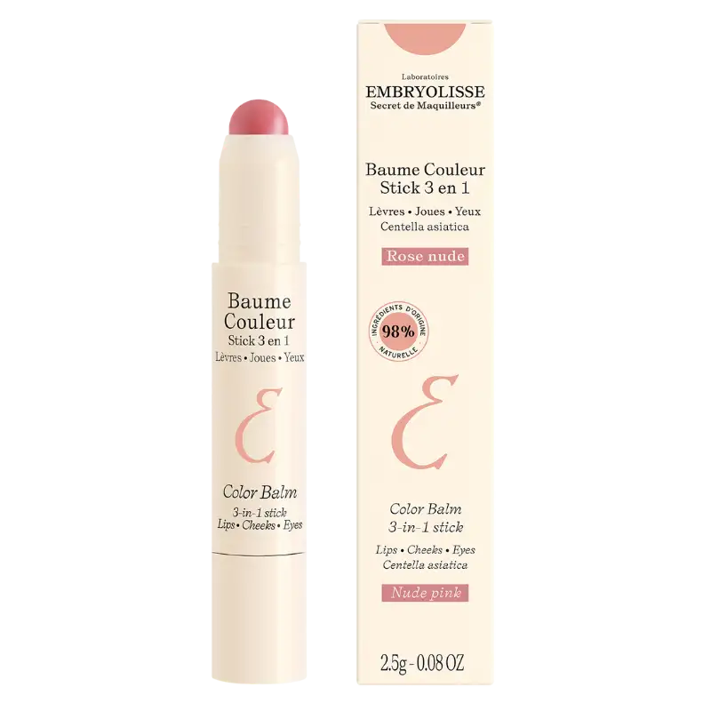 Embryolisse Color Balm 3-In-1 Stick Raspberry Pink 2,5G (2,5 g)
