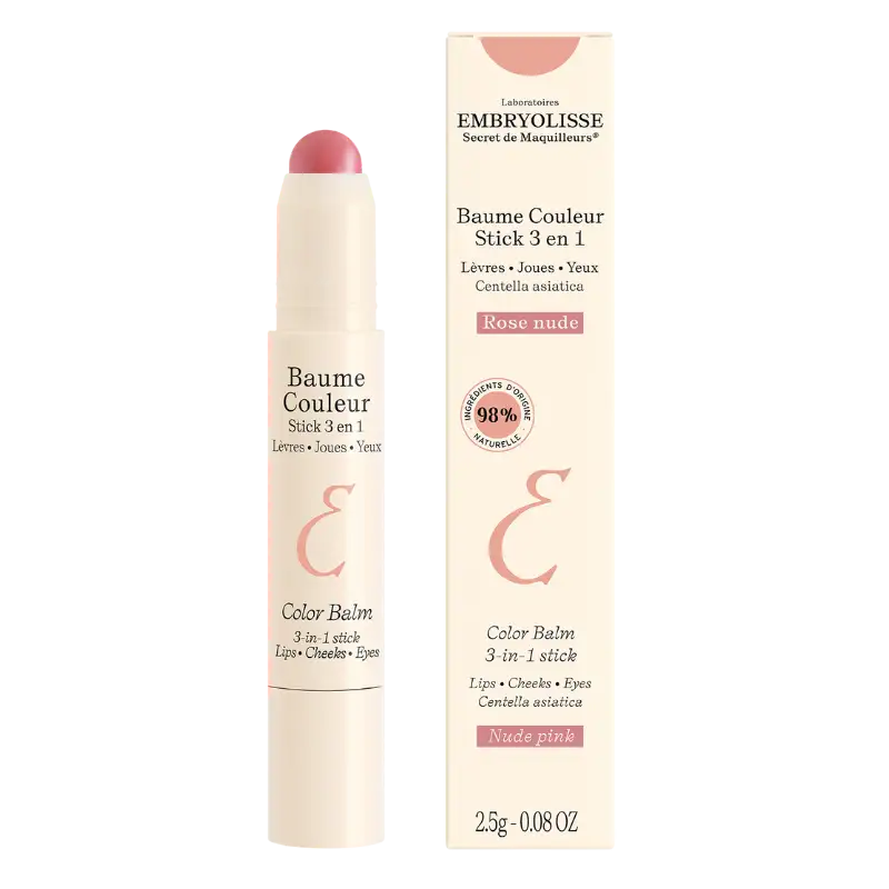 Embryolisse Color Balm 3-In-1 Stick Nude Pink 2,5G (2,5 g)