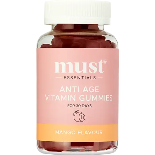 Must Essentials Vitamin Gummies Mango Anti Age (60 stk)