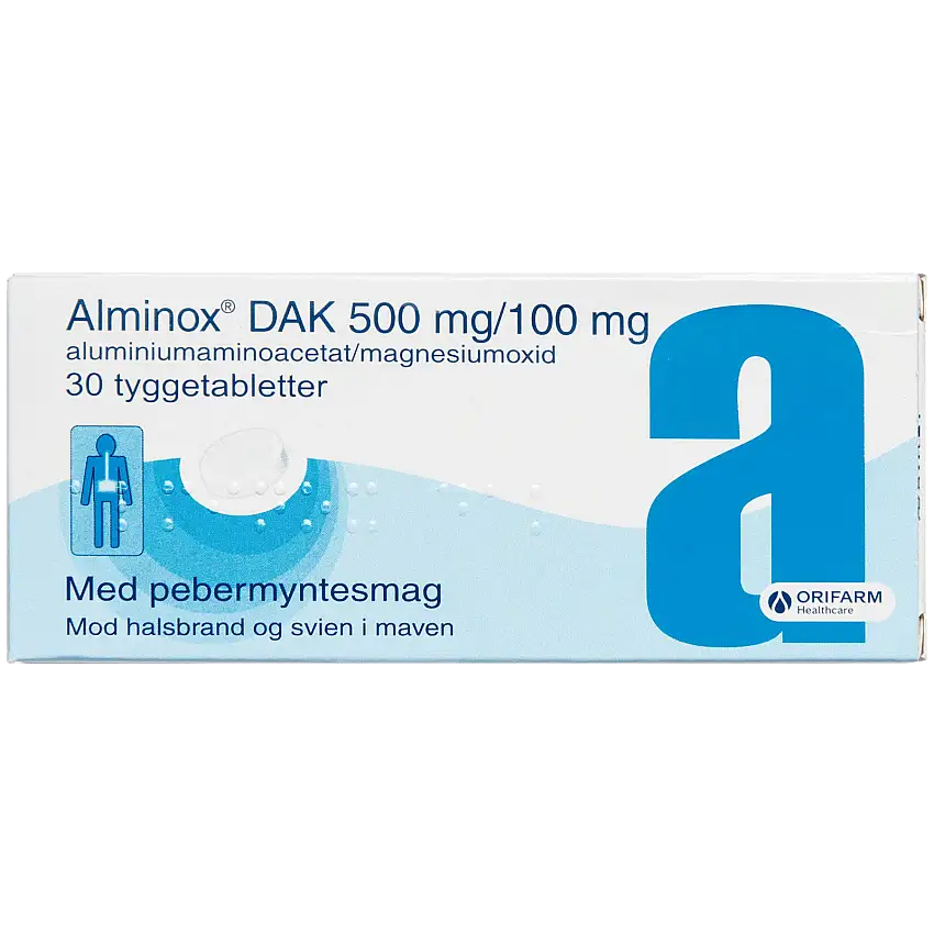 Alminox DAK Tyggetabletter (30 stk)