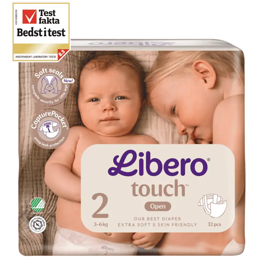 Libero Touch Ble Str. 2 (32 stk)
