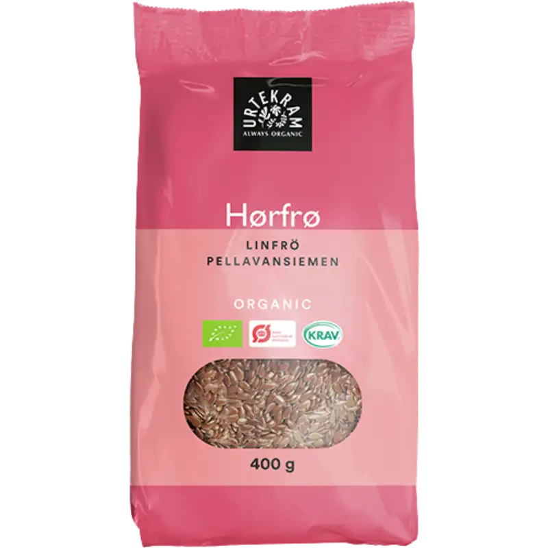 Urtekram Hørfrø Brune Ø (400 g)