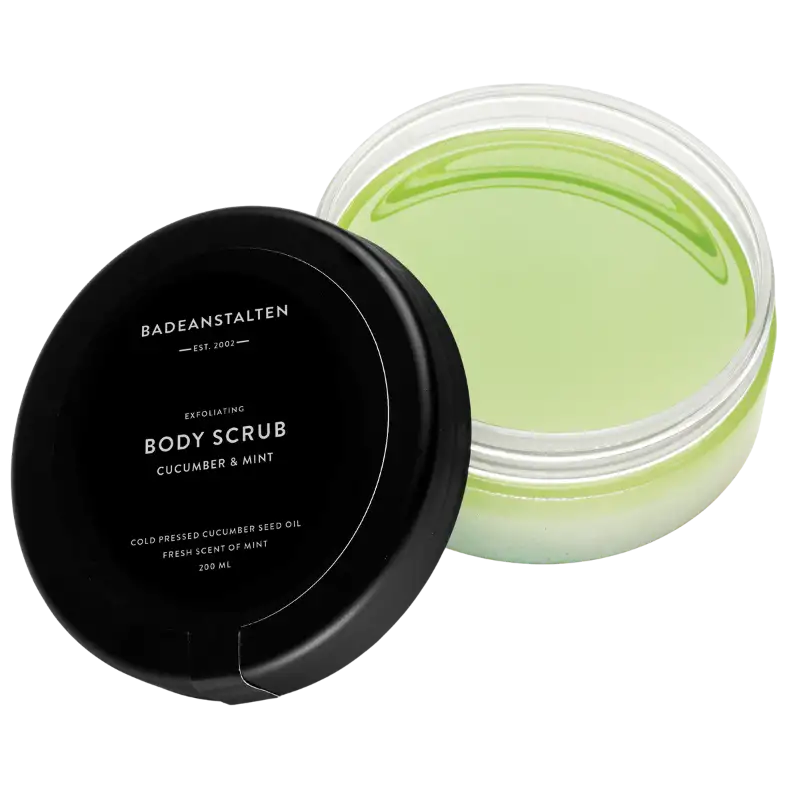 Badeanstalten Bodyscrub m. Agurk & Mynte (200 ml)