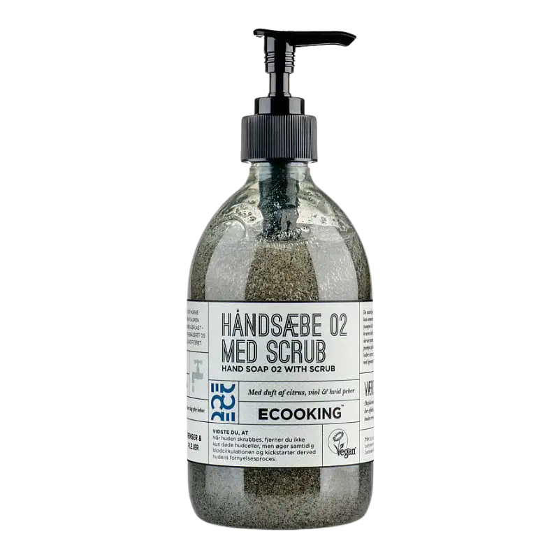 Ecooking Håndsæbe m. Scrub (500 ml)