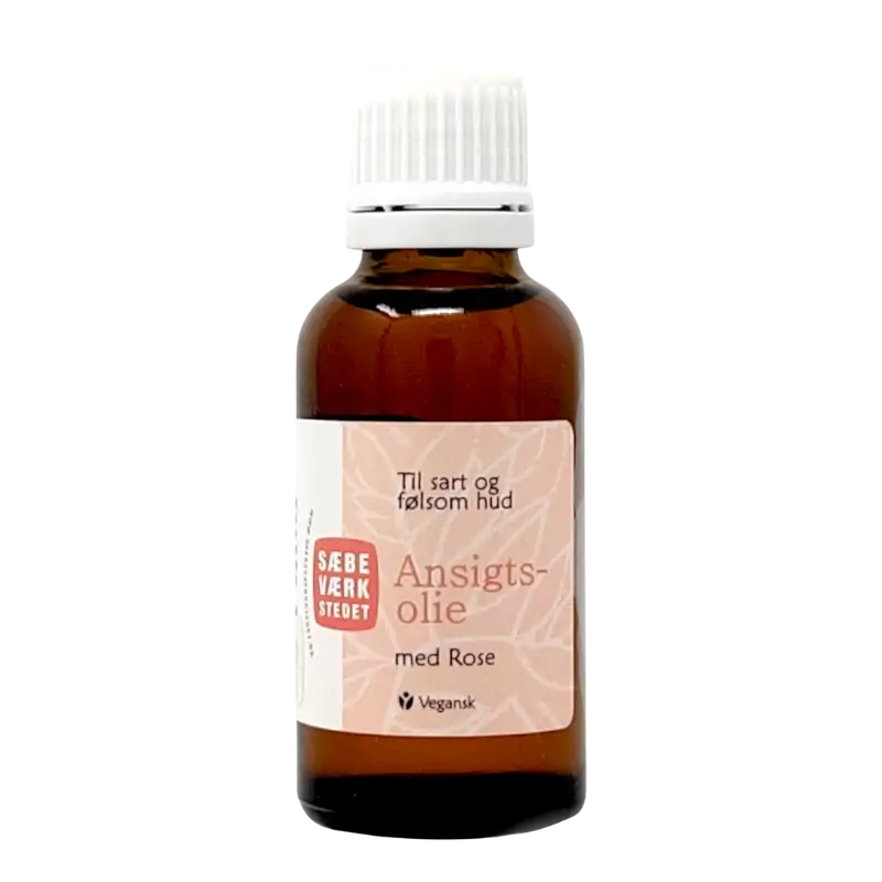 Sæbeværkstedet Ansigtsolie m. Rose (30 ml)