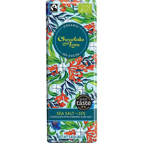 Chokolade Sea Salt 55% Ø