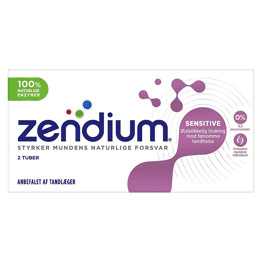 Zendium Sensitive 2-pak Tandpasta 2 x 50 ml