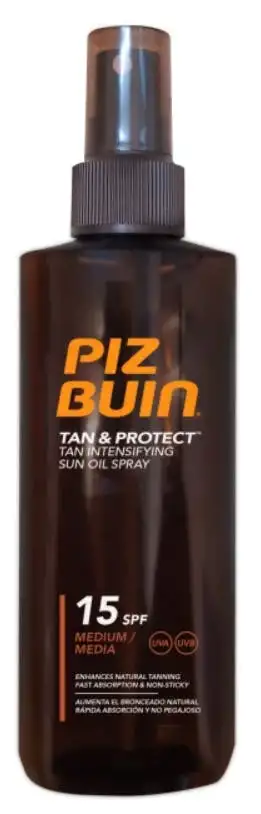 Piz Buin Tan & Protect Tan Acceleration Oil Spray - SPF15 150 ml