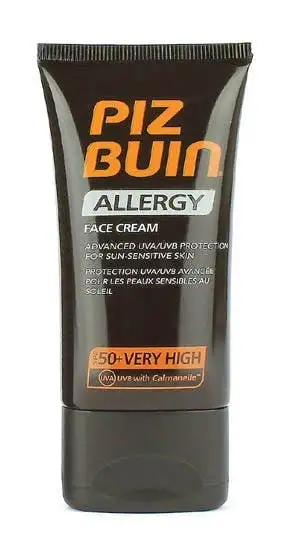 Piz Buin Allergy Face Cream Sun-Sensitive Skin - SPF50+ 50 ml