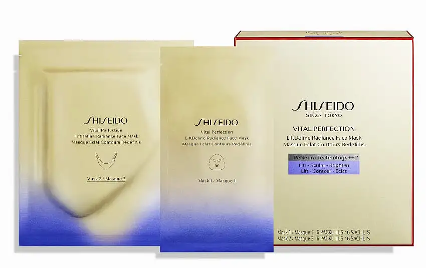 Shiseido Vital Perfection Liftdefine Radiance Face Mask 6 pcs 6 stk