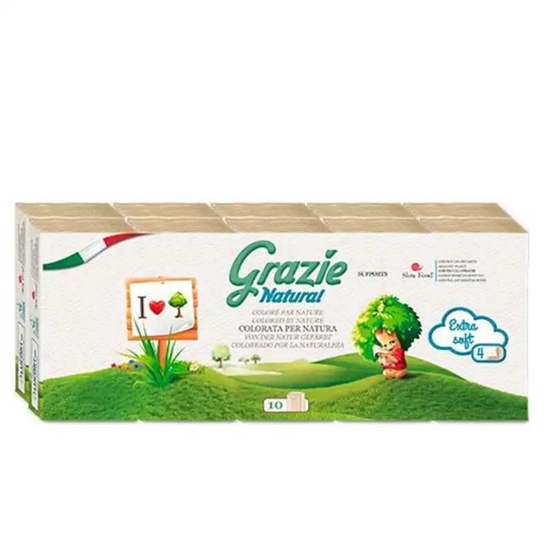 Grazie Natural Lommeletter (10 pk)