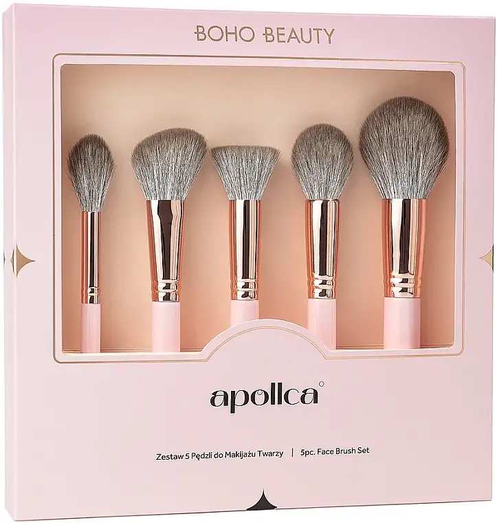 Makeup børstesæt, 5 dele 31195316