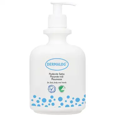 Dermalog flydende sæbe m/pumpe