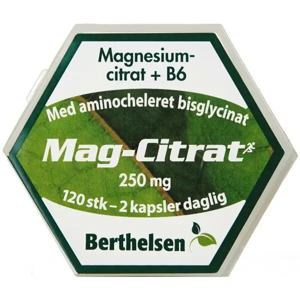 BERTHELSEN MAG-CITRAT KAPSLER