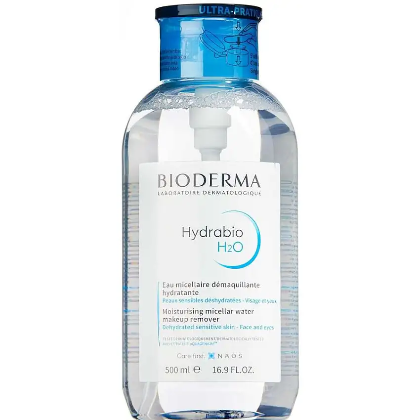 Bioderma hydrabio H2O med pumpe