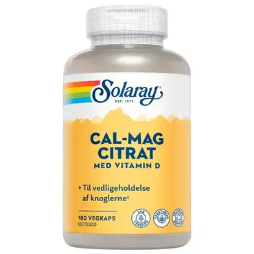 Solaray cal-mag citrat + d-vitamin
