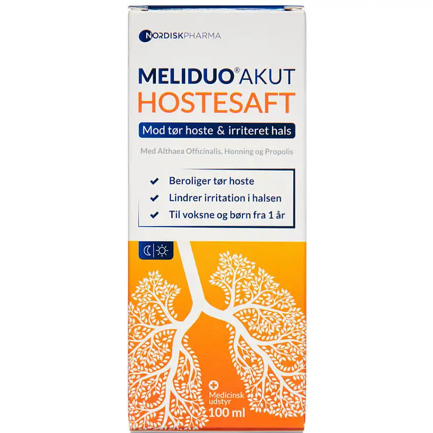 Nordisk Pharma Meliduo Akut Hostesaft
