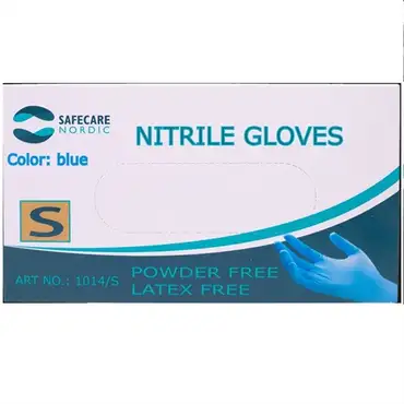 Safecare nitril handske blå s