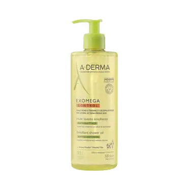 A-Derma Exomega control emollient shower oil