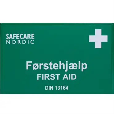 Safecare grøn førstehjælpskasse