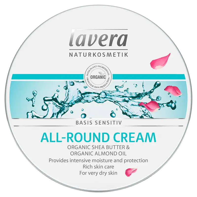 Lavera Basis All-Round Creme med Mandelolie og Sheasmør (150 ml)