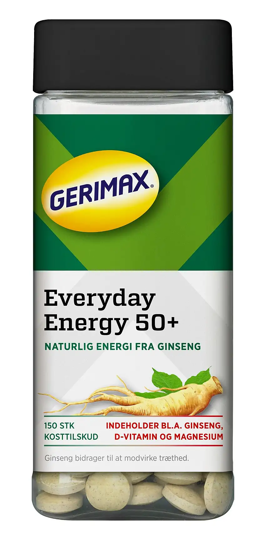Gerimax Daglig Energi 50+ 150 stk