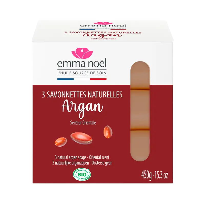 Emma Noel Argan Sæbe Ø (3 x 150 gr)