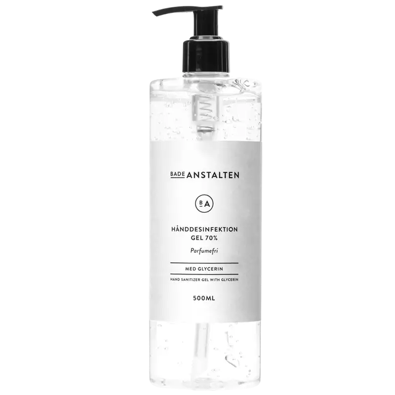 Badeanstalten Hånddesinfektion Gel 70% (500 ml)